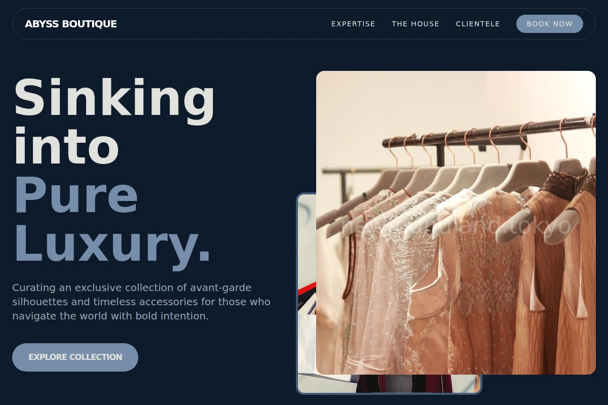 Premium Artisan Seafood Website Design